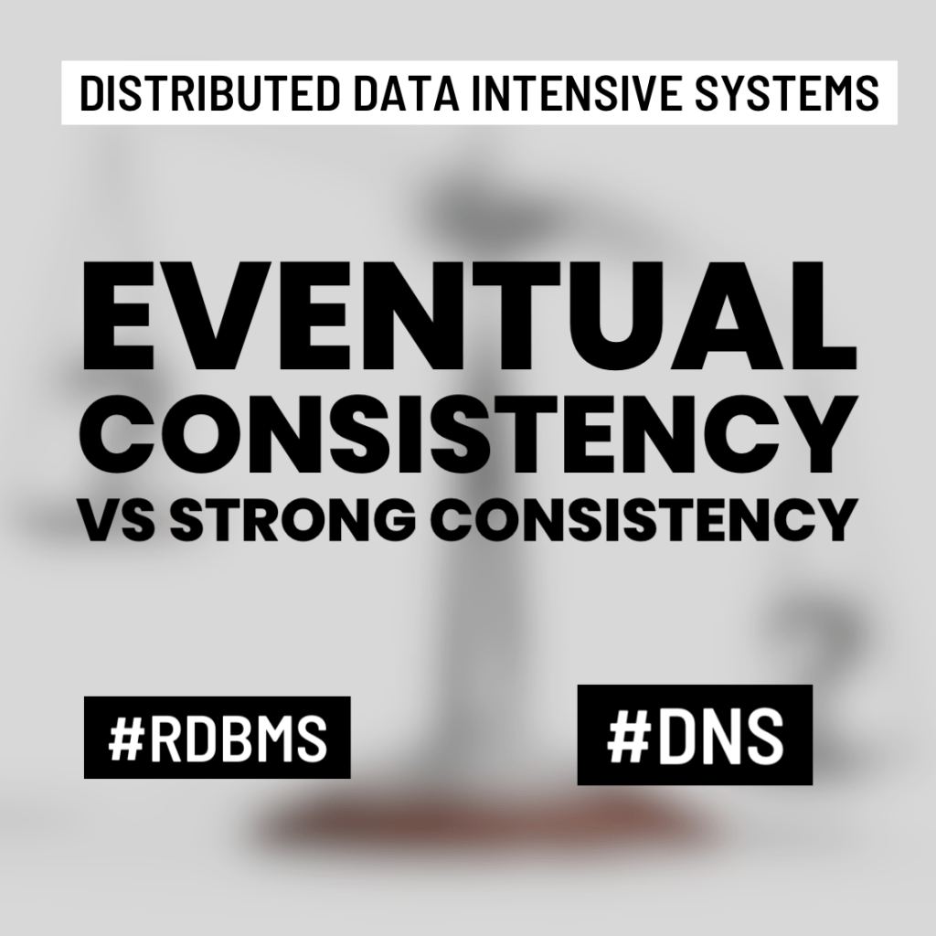 Eventual Consistency vs Strong&nbsp;Consistency￼