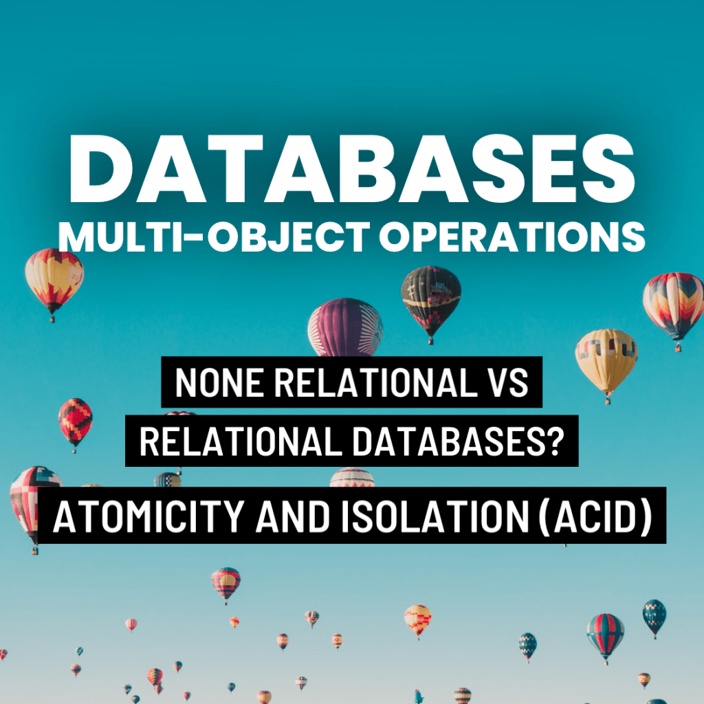 Databases – Multi-Object Operations