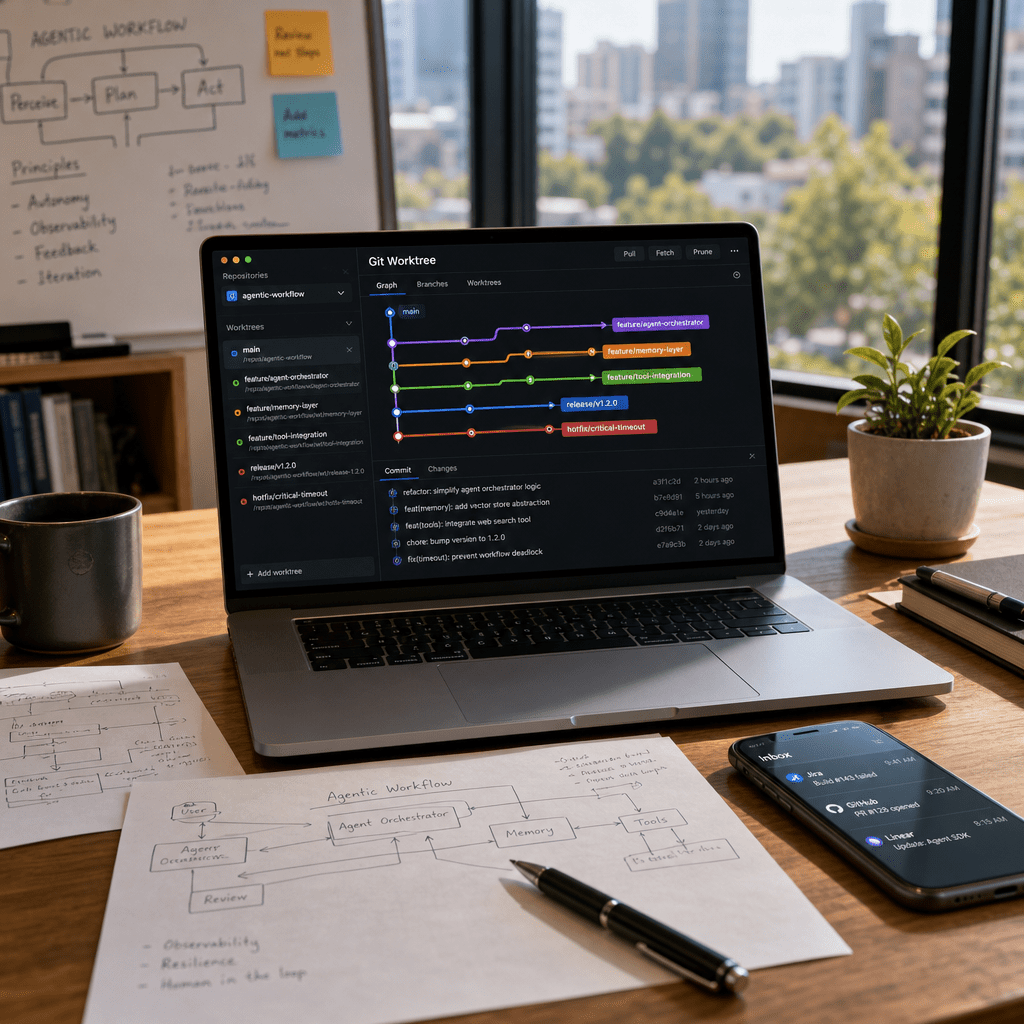Streamline Workflows: A Guide to Managing Agentic Workflows with Git&nbsp;Worktree